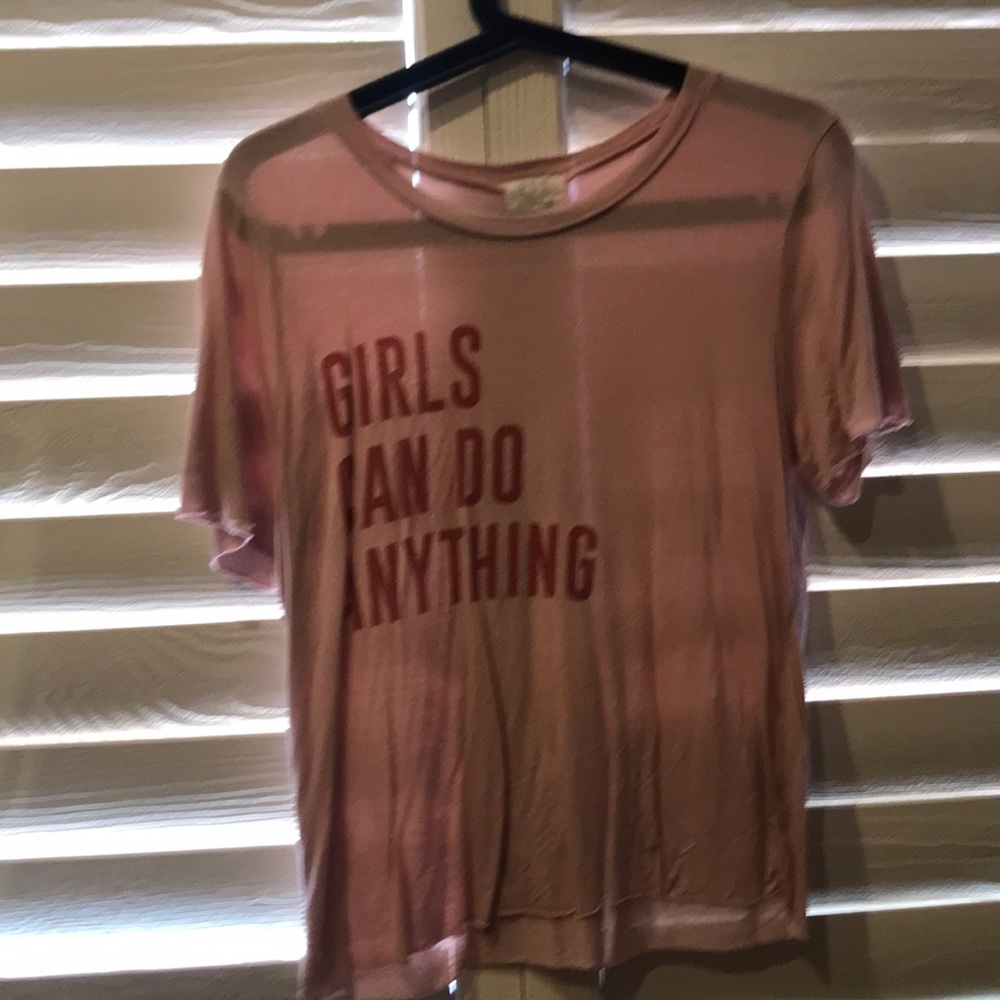 girls can to anything shirt